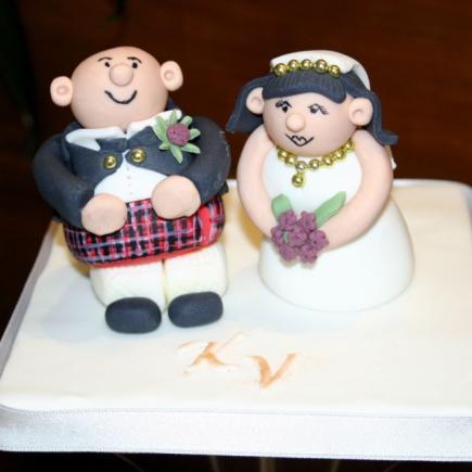 Funny wedding cake